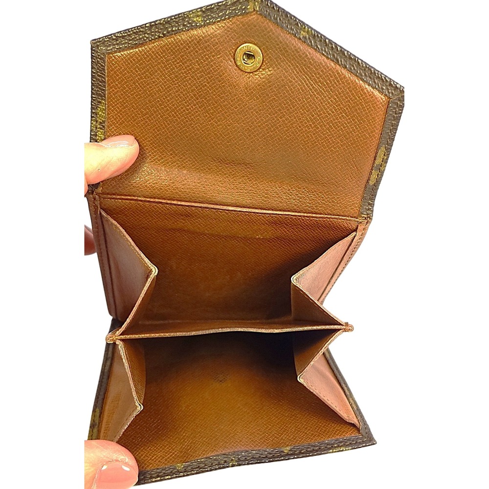 Louis Vuitton Monogram Brown Wallet Vintage with COA - Picture 11 of 12